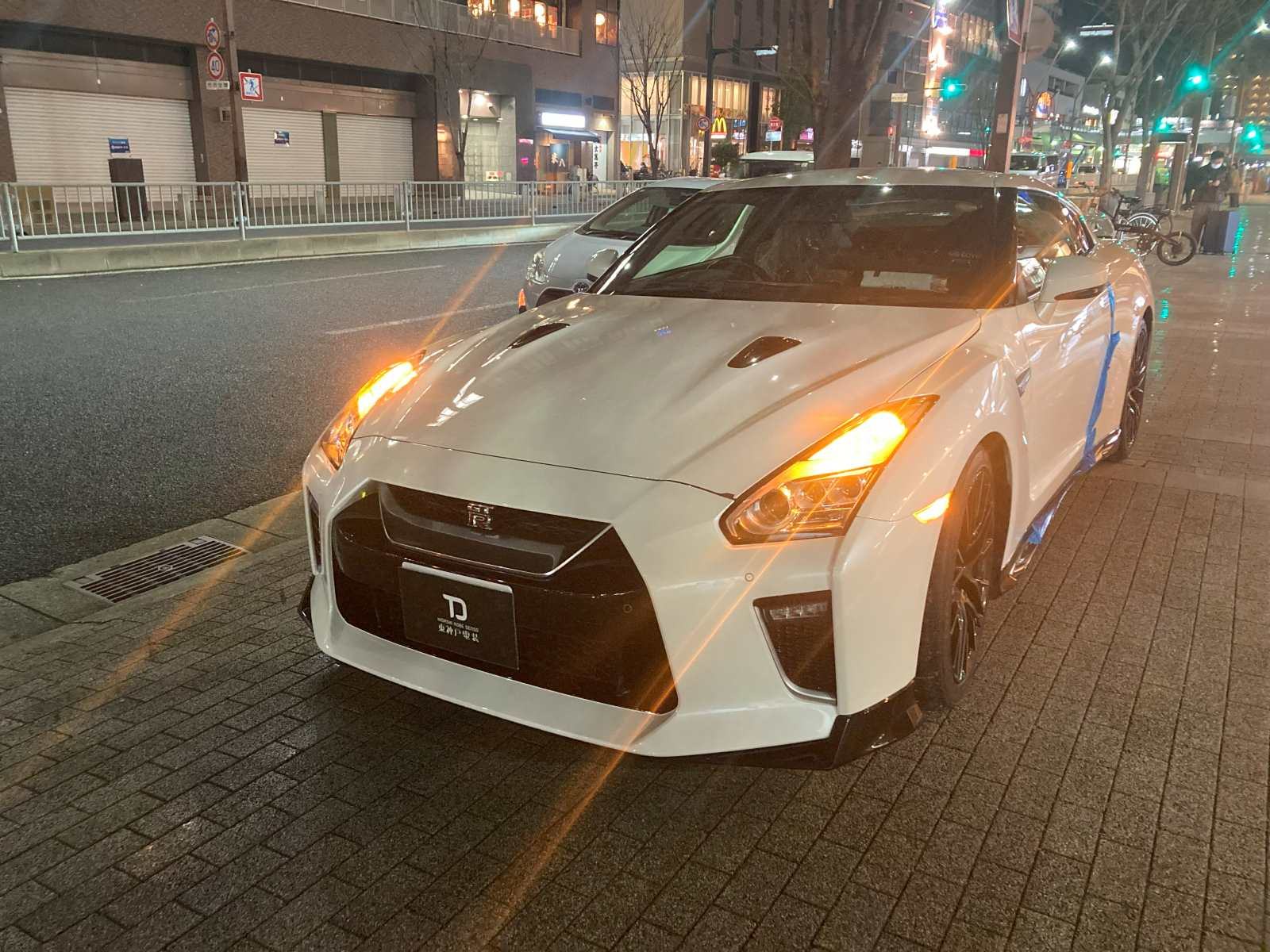 日産　ＧＴ－Ｒ　セキュリティ取付 車両盗難対策　施工させていただきました。