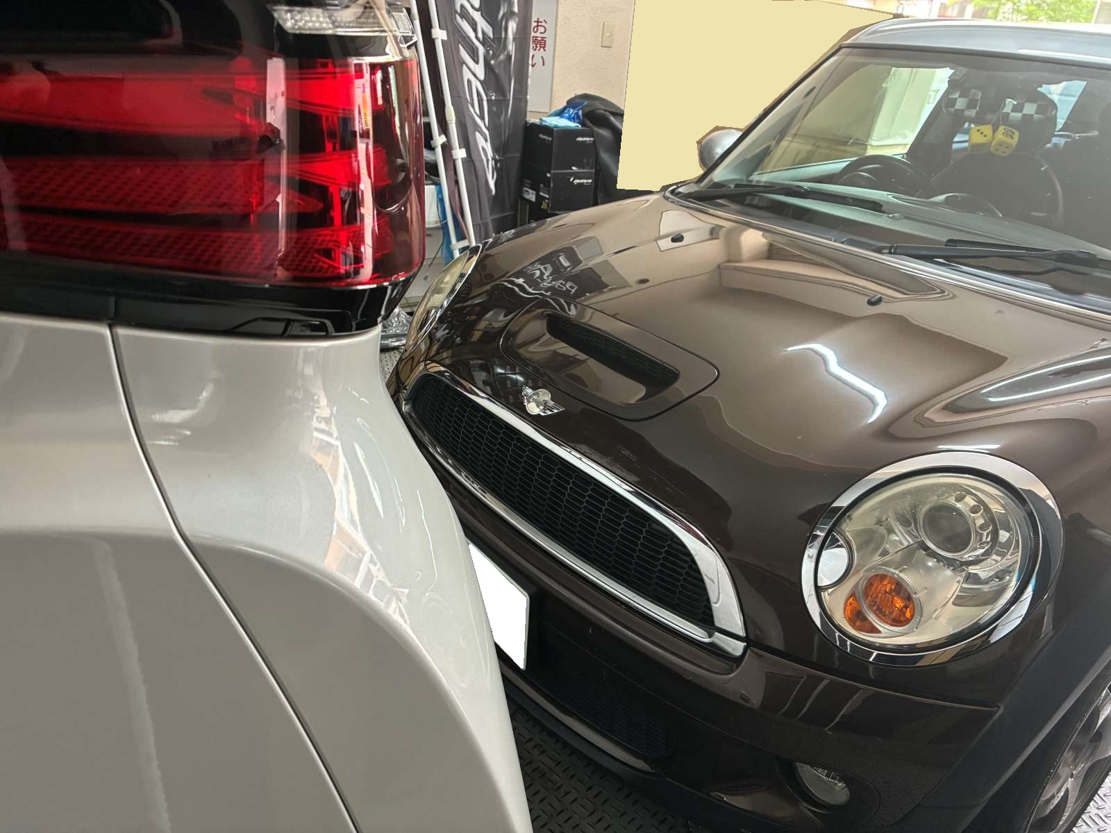 ＢＭＷ　他 ＢＭＷ　電装品取付　MINI R55にSN-TW87d CY-ET2620GD取り付けさせていただきました。