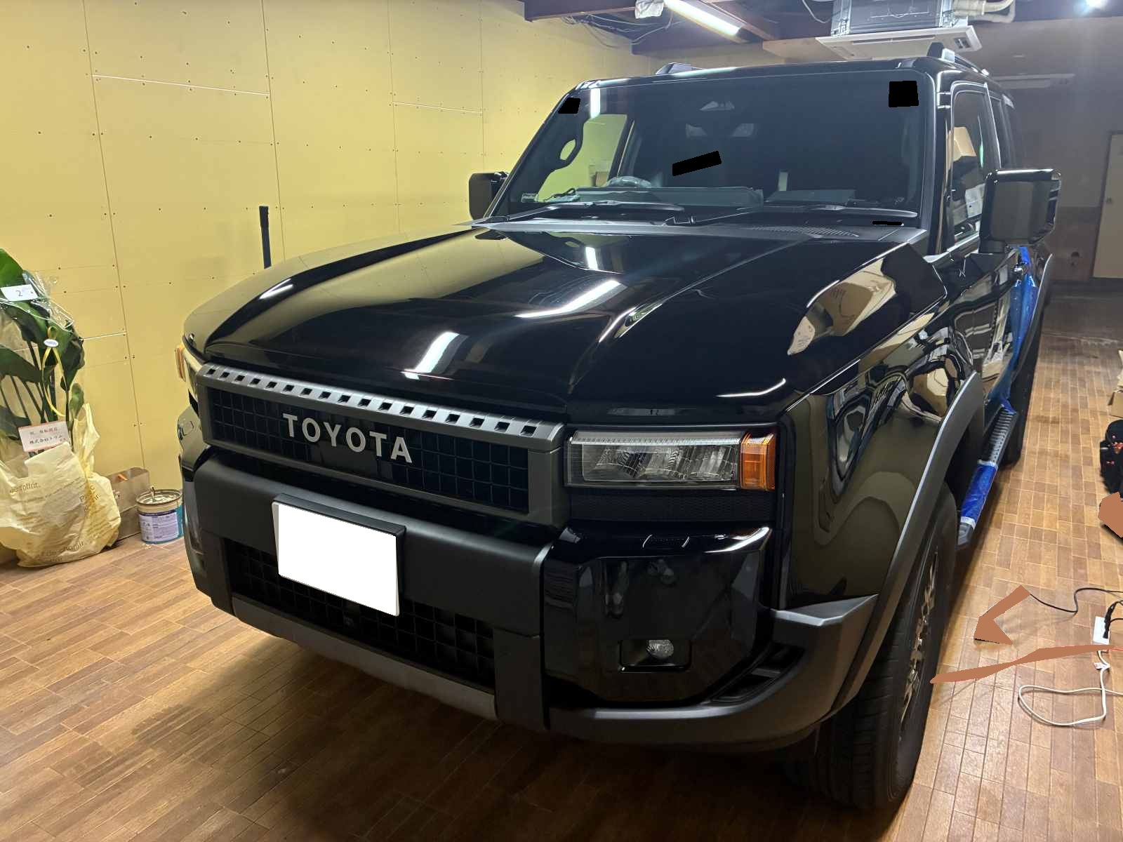 トヨタランドクルーザー250にカーセキュリティパンテーラを取り付けさせていただきました。