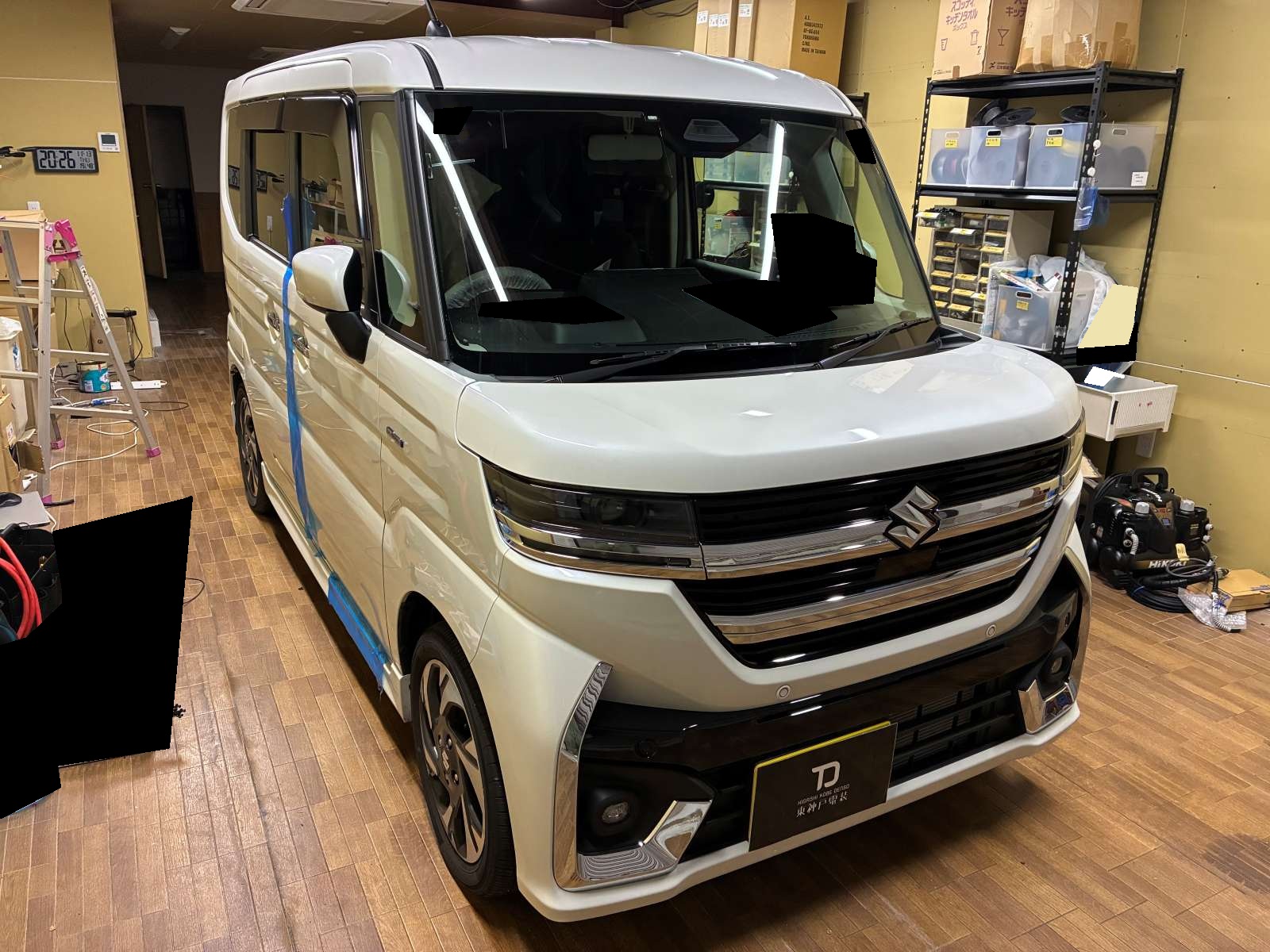 SUZUKI SPACIA セキュリティの取付をさせていただきました。
